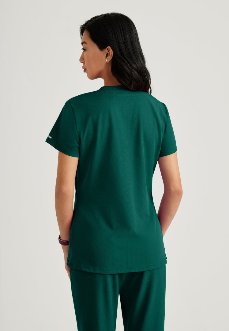 Skechers™ "Dignity" Single Pocket Tuck In Top - Hunter Green