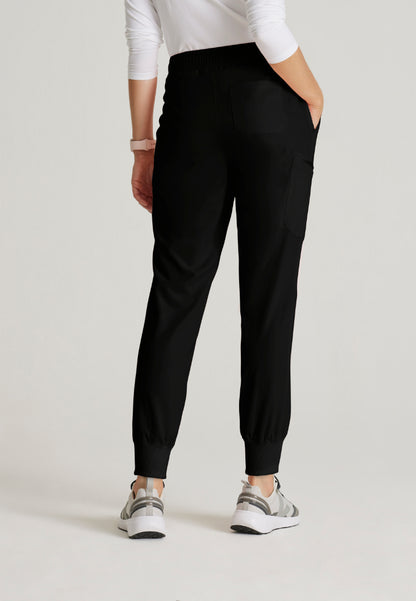Union 5-Pocket Mid-Rise Jogger - Black
