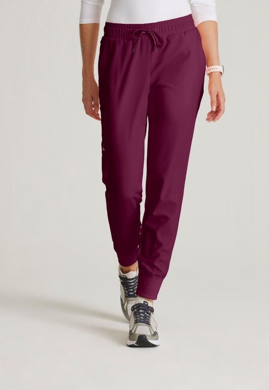 Barco Unify "Union" 5-Pocket Mid-Rise Jogger - Wine