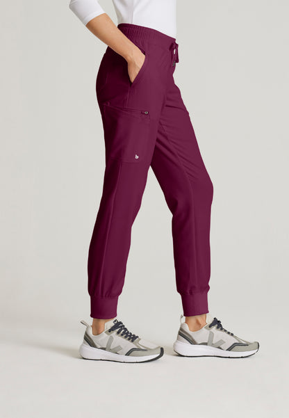 Pantalon de jogging taille mi-haute à 5 poches Barco Unify « Union » - Vin
