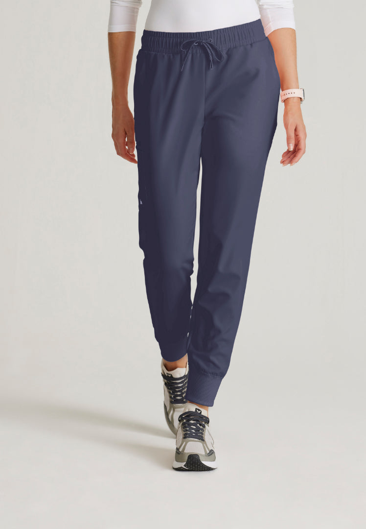 Barco Unify "Union" 5-Pocket Mid-Rise Jogger - Steel