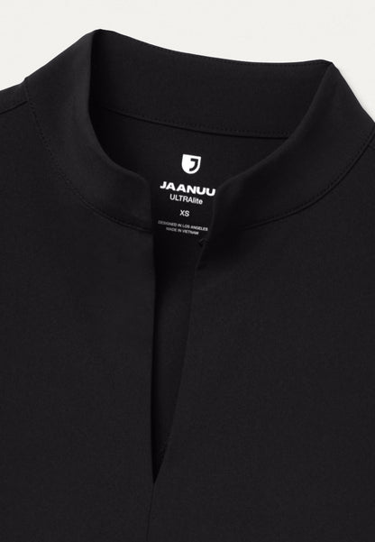 Blusa médica Aria Fit &amp; Flare UltraLITE™ - Negra