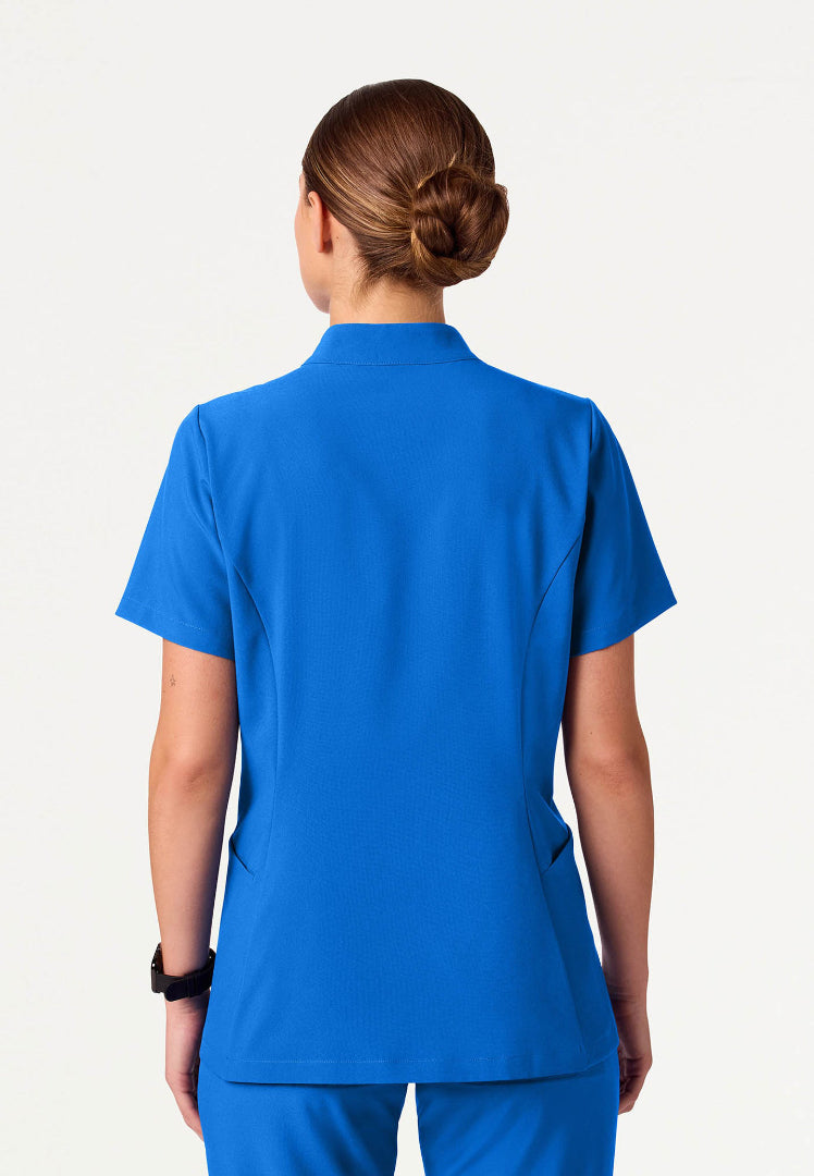 Aria Fit & Flare UltraLITE™ Scrub Top - Royal Blue