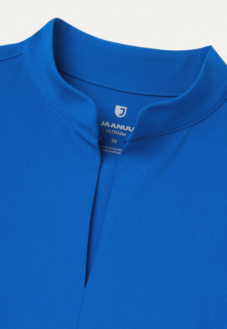 Aria Fit & Flare UltraLITE™ Scrub Top - Royal Blue