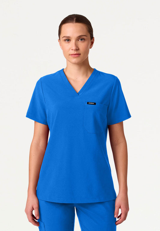 Rhena Slim UltraLITE™ 1-Pocket Scrub Top - Royal Blue
