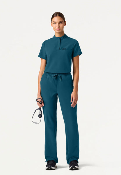 Pantalón médico de cintura alta Kerr 365 - Azul Caribe