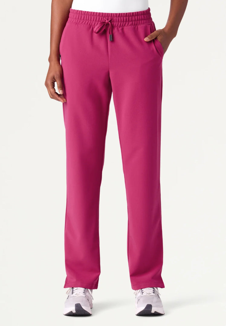 JAANUU Kerr High Waisted Scrub Pant - Wild Berry | The Uniform Store