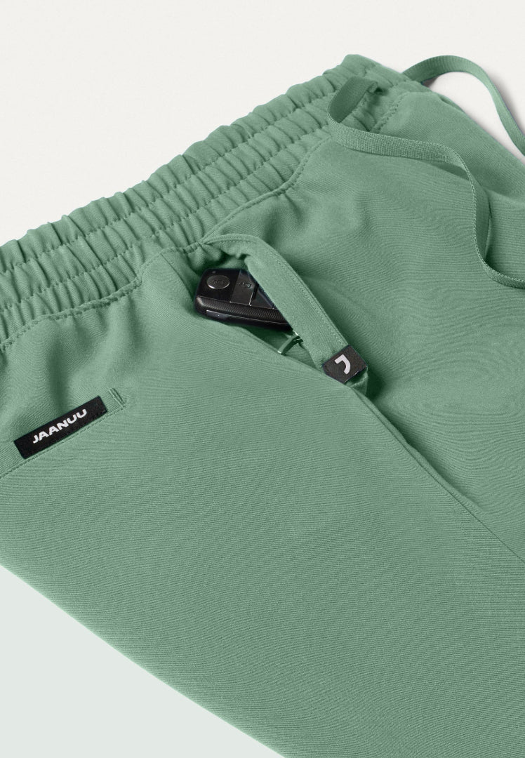 Kerr 365 High Waisted Scrub Pant - Sage