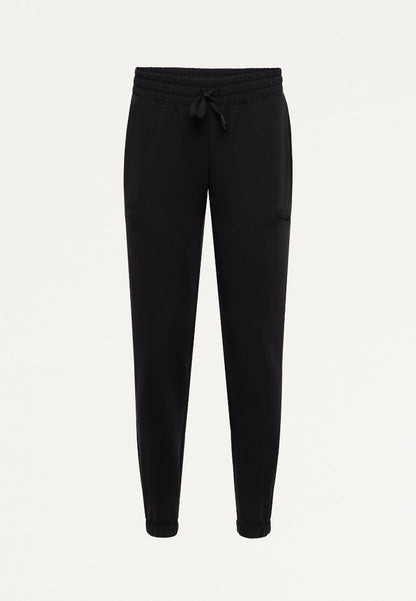 Jace Skinny 7-Pocket Scrub Jogger - Black