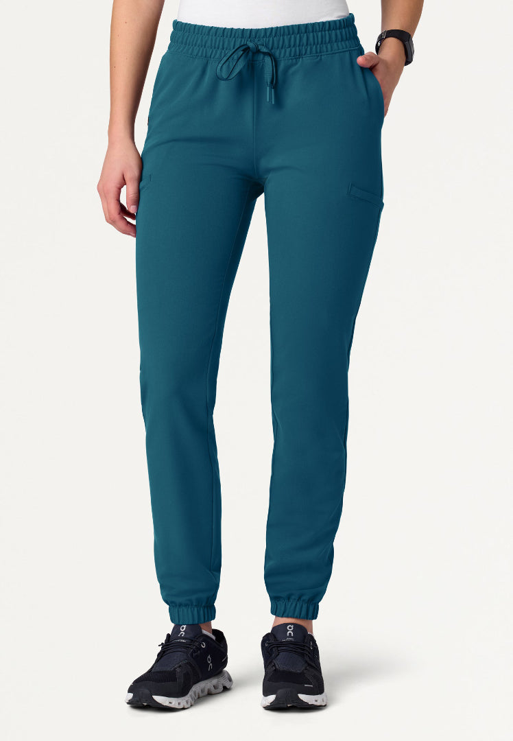 Pantalón deportivo Jace Skinny de 7 bolsillos - Azul Caribe