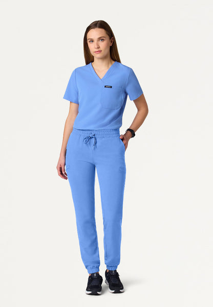 Pantalón deportivo Jace Skinny de 7 bolsillos - Azul cielo