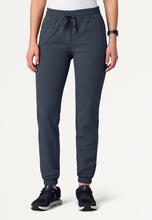 Jace Skinny 7-Pocket Scrub Jogger - Carbon Gray