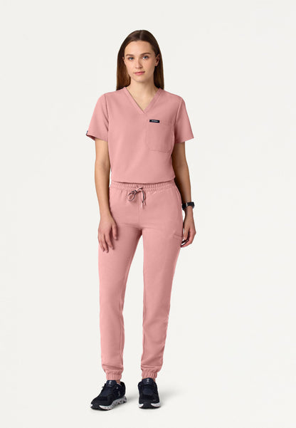 Pantalón deportivo Jace Skinny de 7 bolsillos - Malva