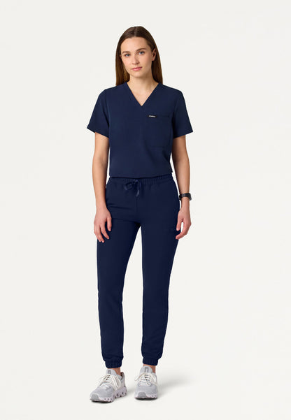 Pantalones deportivos Jace Skinny de 7 bolsillos - Azul marino medianoche