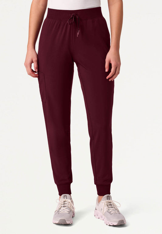 Silex UltraLITE™ 6-Pocket Slim Scrub Jogger - Burgundy