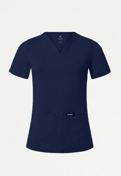 Cesi Slim UltraSOFT Scrub Top - Midnight Navy