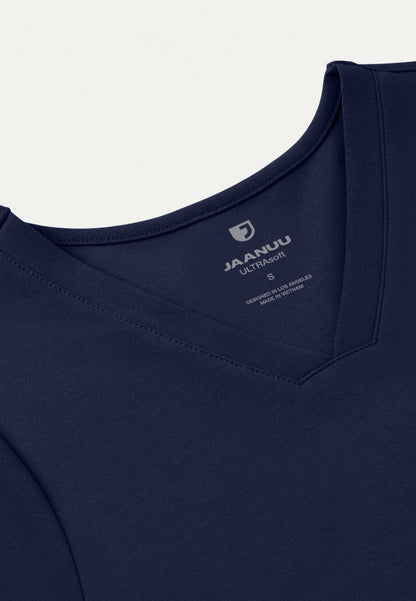 Cesi Slim UltraSOFT Scrub Top - Midnight Navy