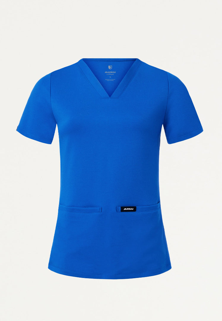 Cesi Slim UltraSOFT Scrub Top - Royal Blue