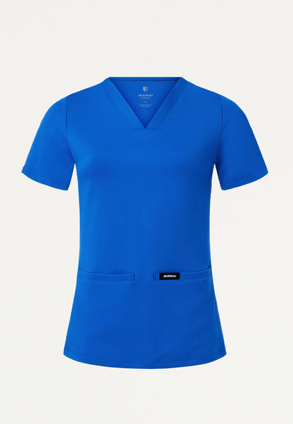 Cesi Slim UltraSOFT Scrub Top - Royal Blue