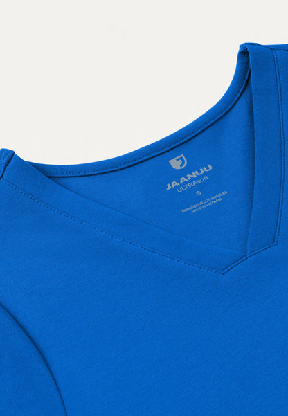 Cesi Slim UltraSOFT Scrub Top - Royal Blue
