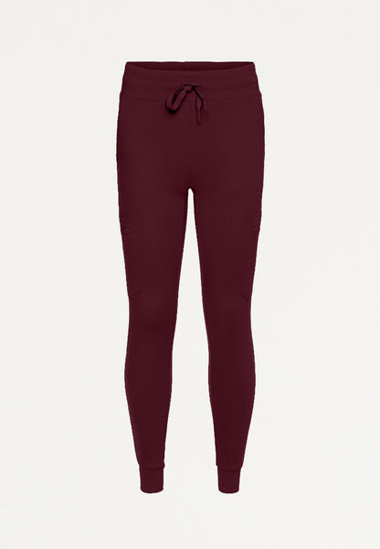 Pantalón deportivo Kait Skinny UltraSOFT de 10 bolsillos - Borgoña