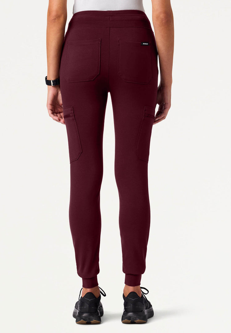 Pantalón deportivo Kait Skinny UltraSOFT de 10 bolsillos - Borgoña