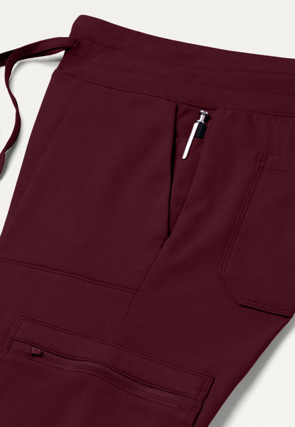 Pantalón deportivo Kait Skinny UltraSOFT de 10 bolsillos - Borgoña