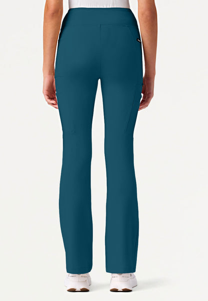 Pantalón médico de yoga Perri UltraSOFT - Azul Caribe