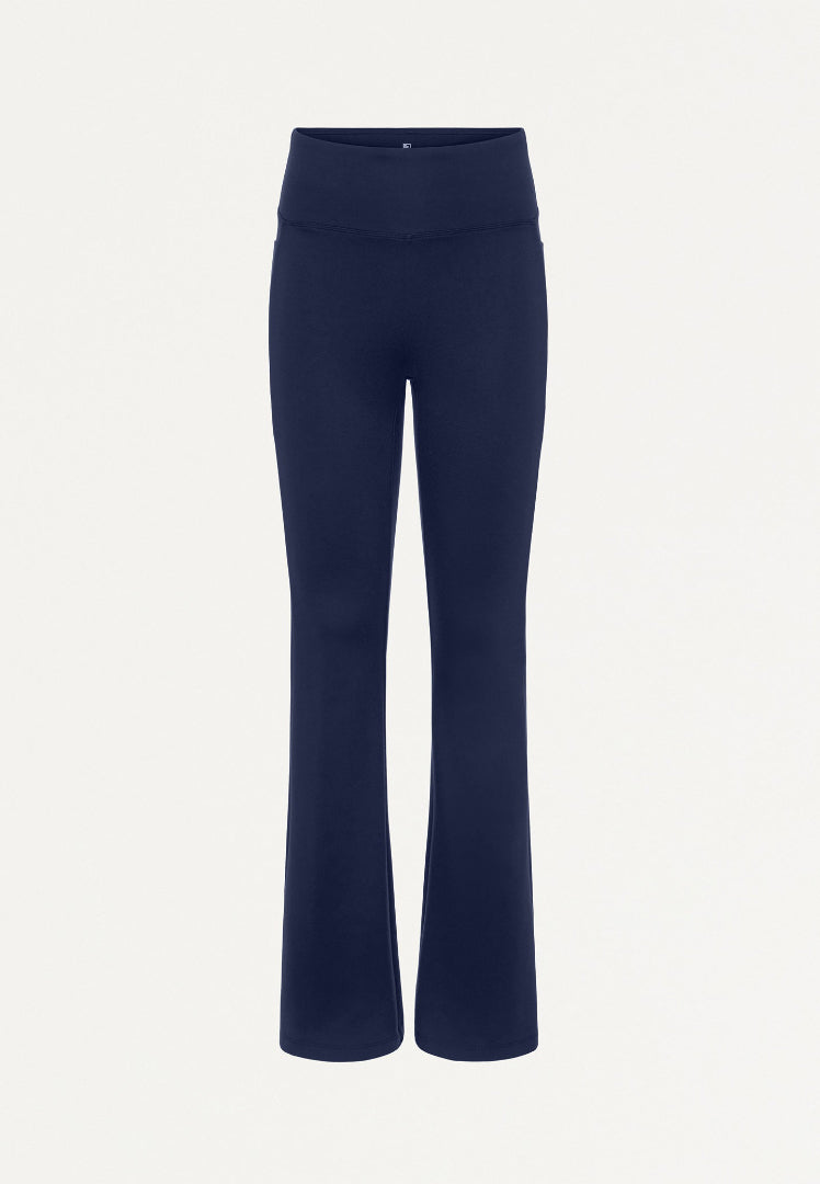 Pantalón médico acampanado Lina UltraSOFT Yoga - Azul marino medianoche
