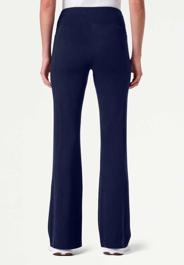 Pantalón médico acampanado Lina UltraSOFT Yoga - Azul marino medianoche