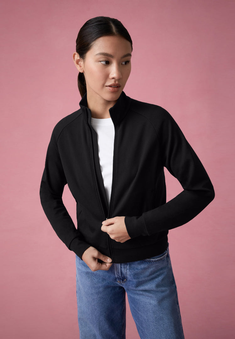 Kya UltraSOFT Bomber Jacket - Black