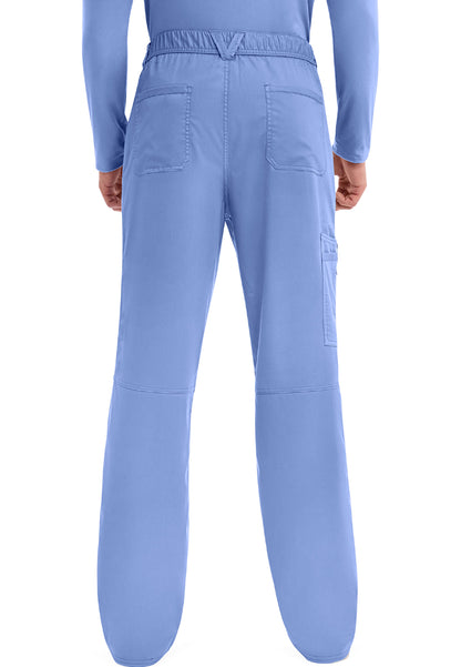 Cherokee Revolution Men’s Zip Fly Cargo Scrub Pants - Ciel