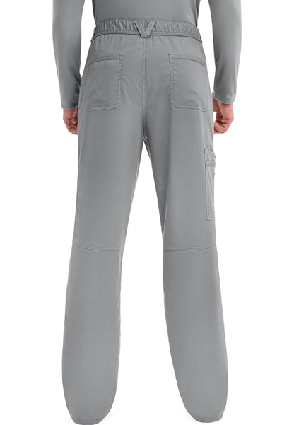 Cherokee Revolution Men’s Zip Fly Cargo Scrub Pants - Grey