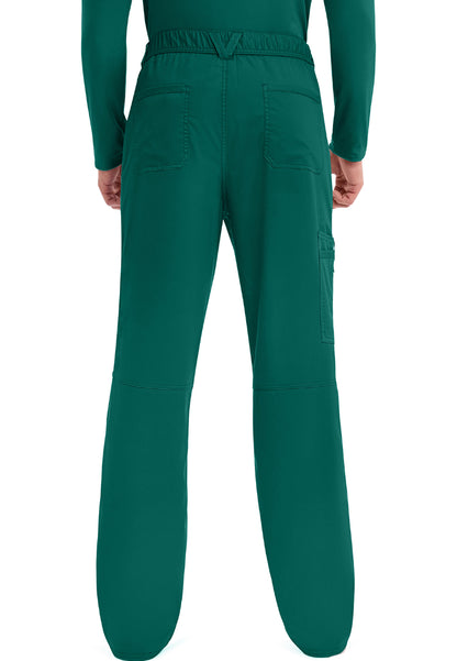 Cherokee Revolution Men’s Zip Fly Cargo Scrub Pants - Hunter