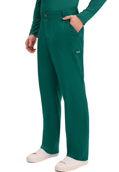 Cherokee Revolution Men’s Zip Fly Cargo Scrub Pants - Hunter