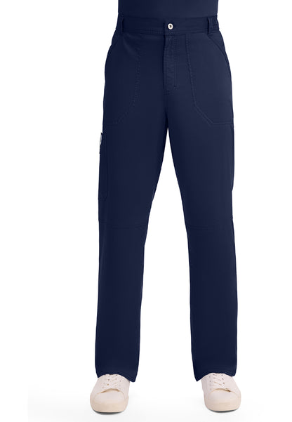 Cherokee Revolution Men’s Zip Fly Cargo Scrub Pants - Navy