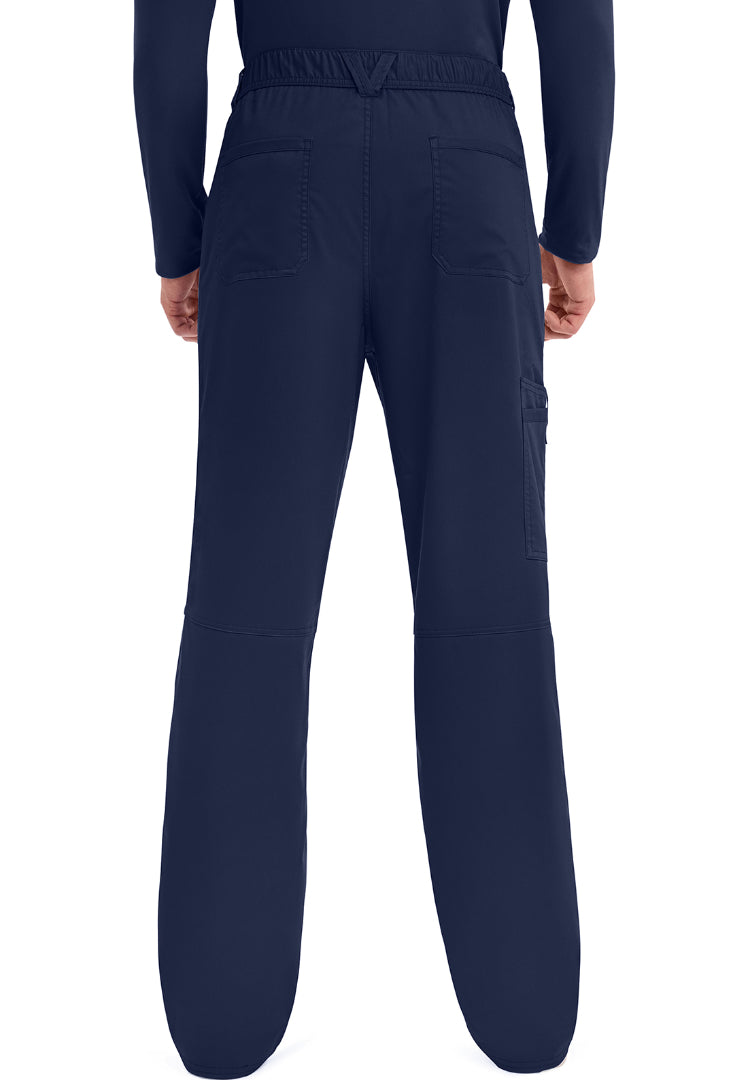 Cherokee Revolution Men’s Zip Fly Cargo Scrub Pants - Navy