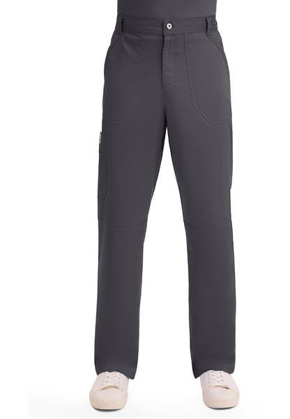 Cherokee Revolution Men’s Zip Fly Cargo Scrub Pants - Pewter