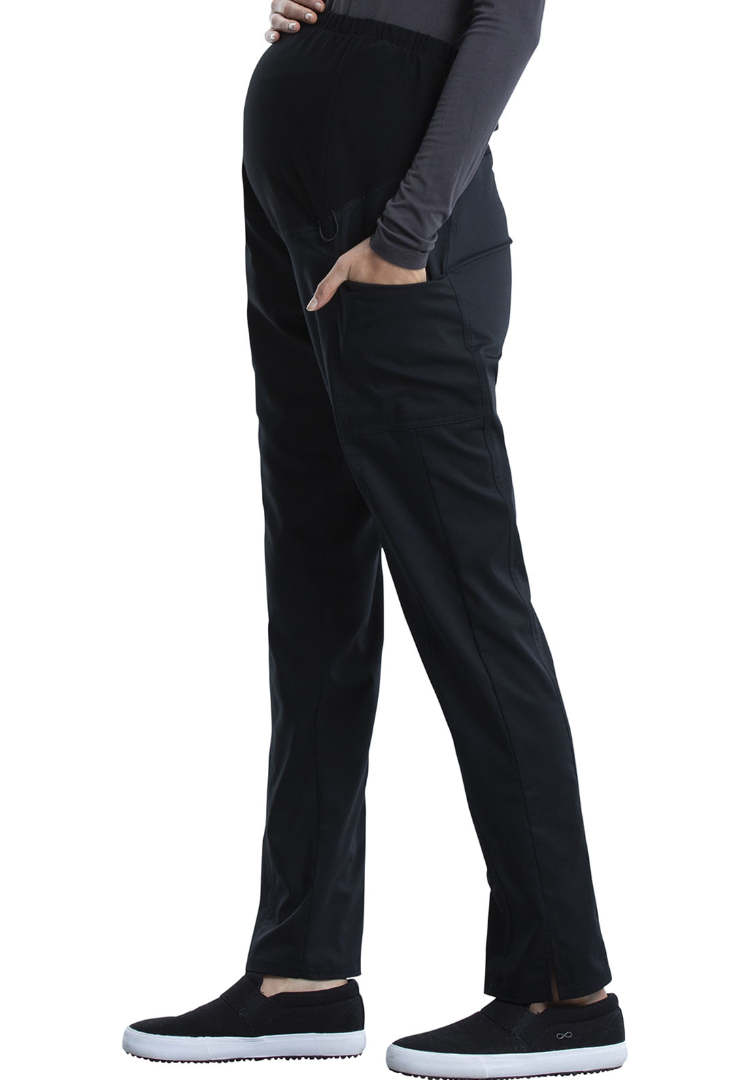 Cherokee Maternity Straight Leg Pant - Black