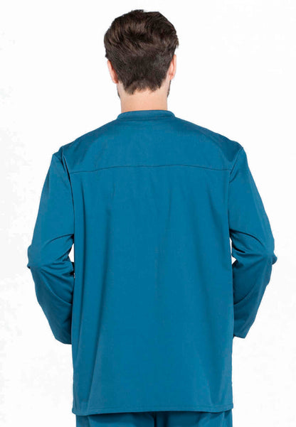 Cherokee Workwear Professionals Men's Snap Front Jacket - Caribbean