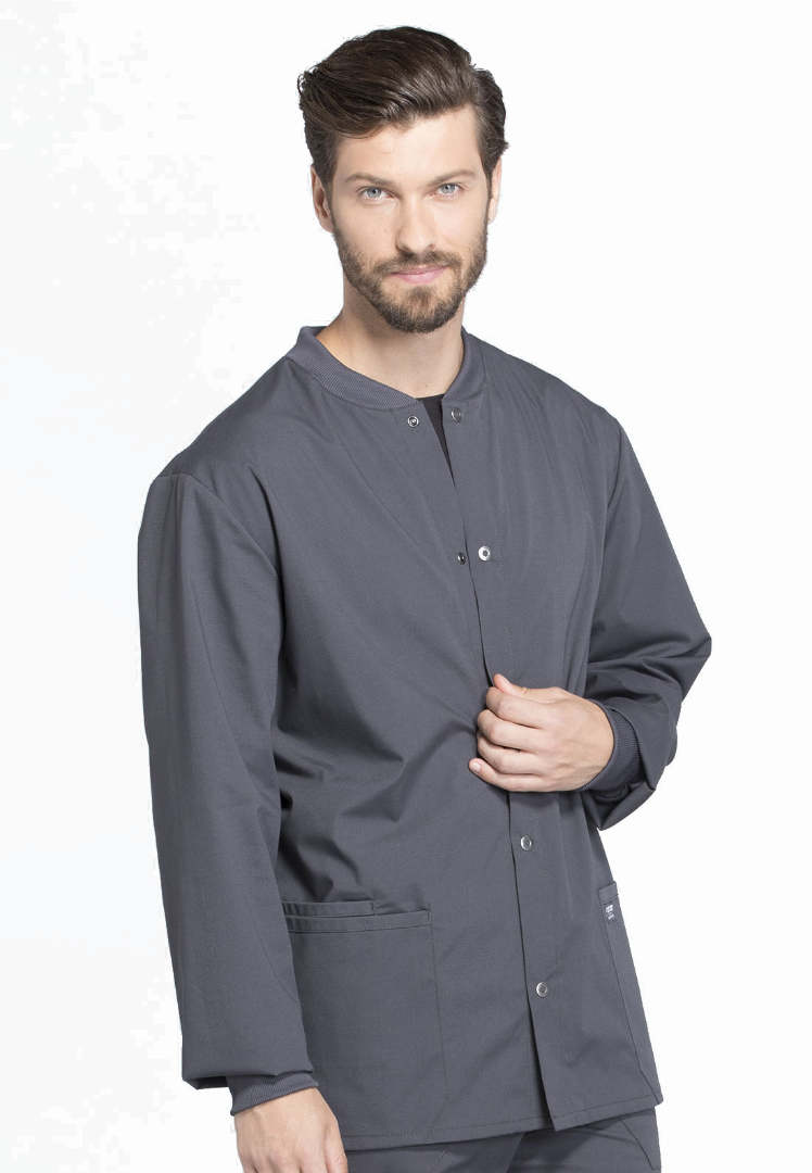 Veste à boutons-pression pour homme Cherokee Workwear Professionals - Bleu marine