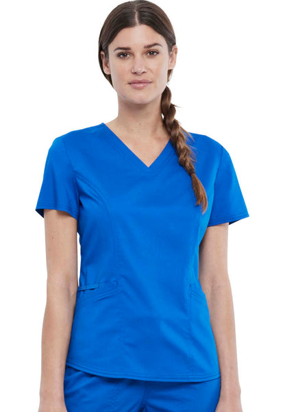 Cherokee WW612 Women’s V-Neck Scrub Top - Royal