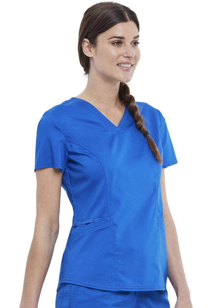 Cherokee WW612 Women’s V-Neck Scrub Top - Royal
