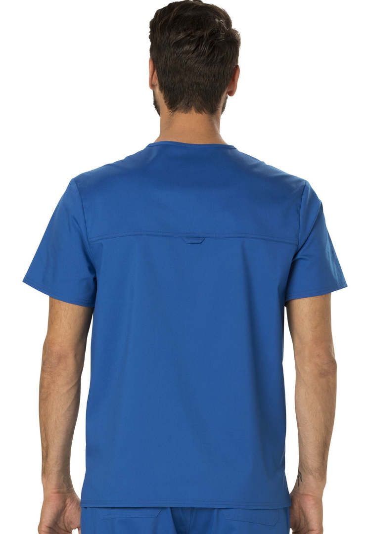 Cherokee Workwear Revolution Men's Tuckable V-Neck Top - Royal