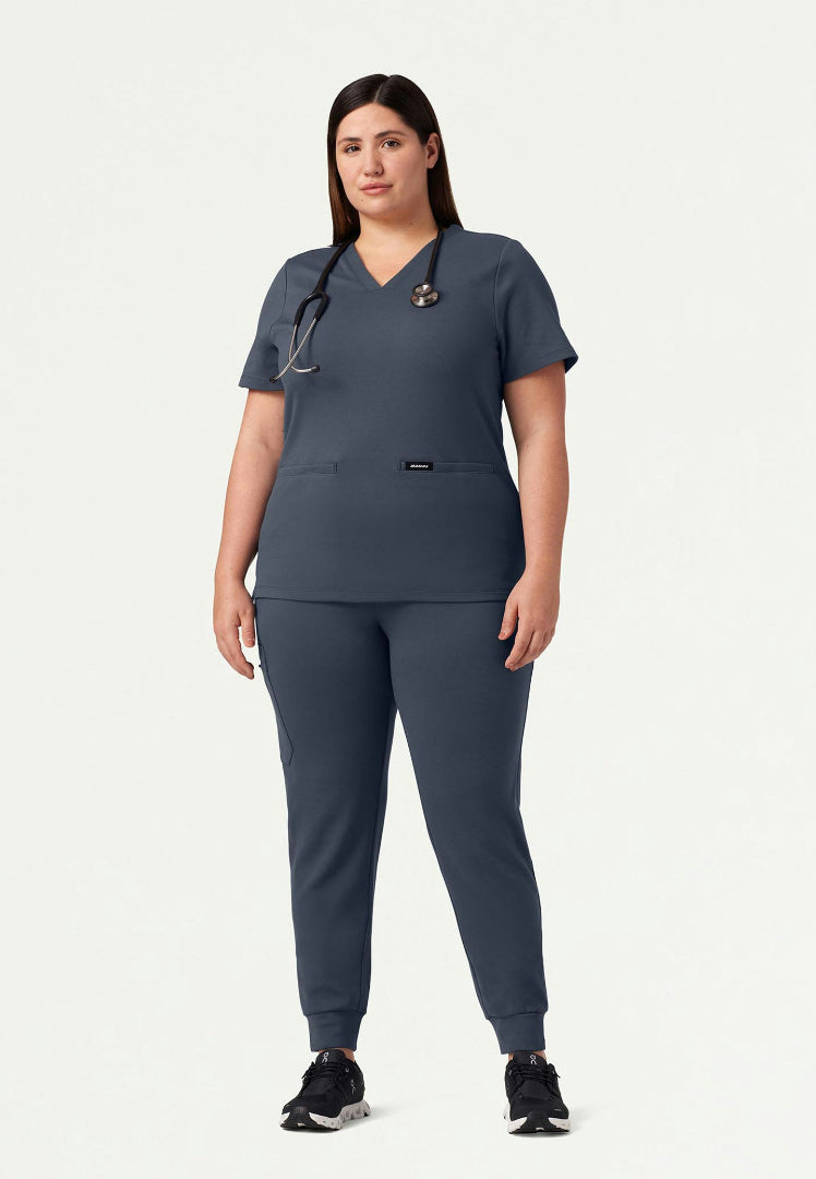 Rubi Slim UltraSOFT Scrub Jogger - Carbon Gray