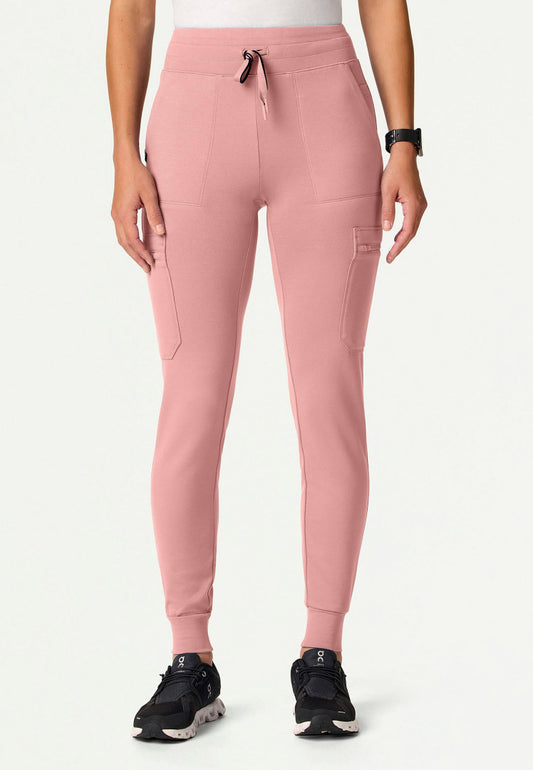 Kait 10-Pocket Skinny UltraSOFT Scrub Jogger - Mauve