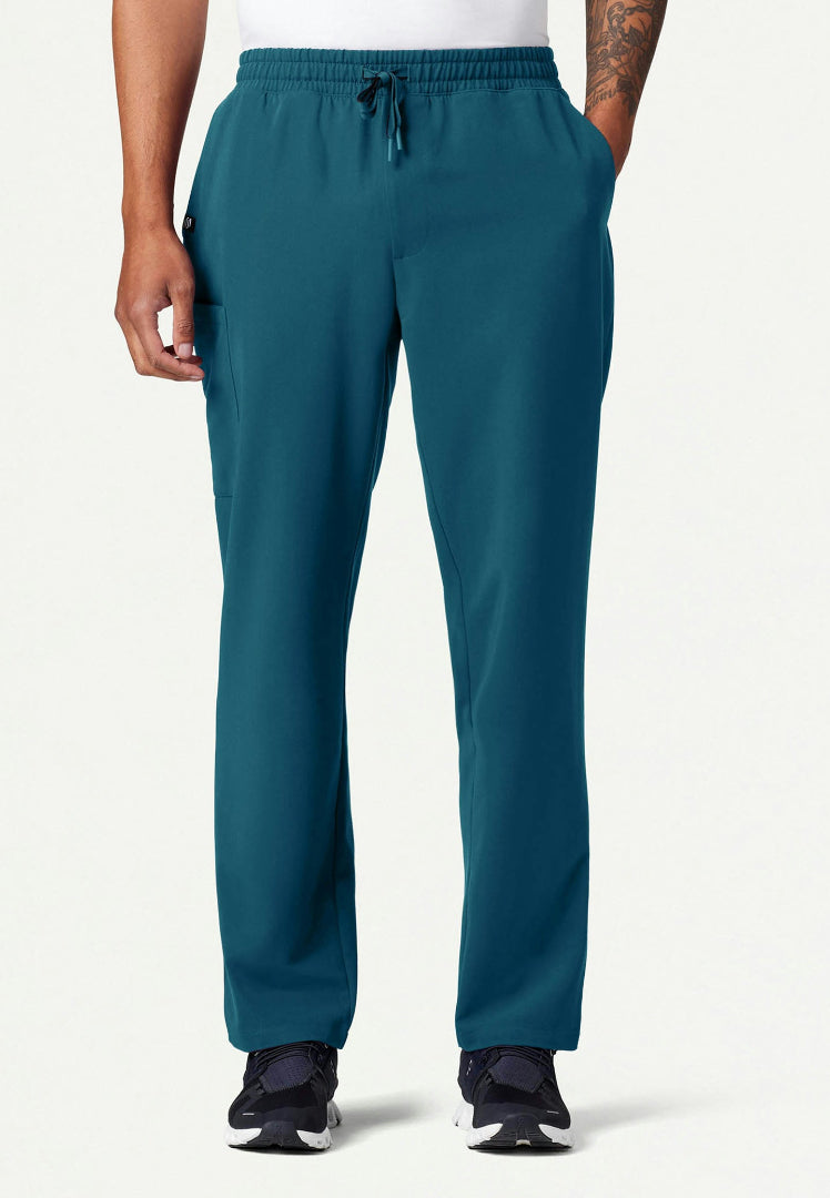 Rhodes Everyday Straight-Leg Scrub Pant - Caribbean Blue