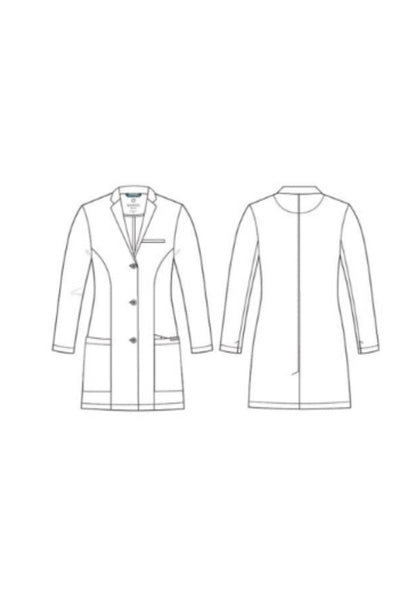 Barco "Grace" 3-Button Lab Coat