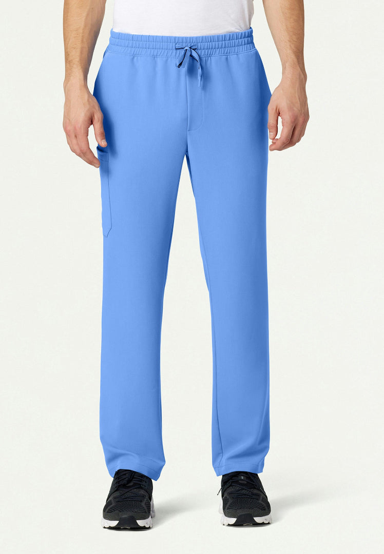 Rhodes Everyday Straight-Leg Scrub Pant - Ciel Blue