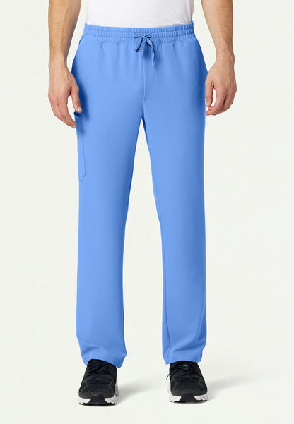 Rhodes Everyday Straight-Leg Scrub Pant - Ciel Blue